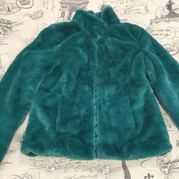 Maison Jules Faux-Fur Jacket - Picture 6 of 7